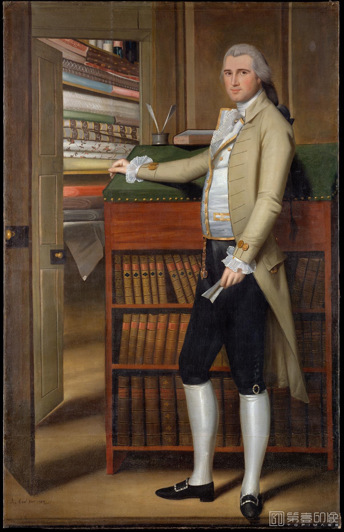 油画-美国纽约大都会美术馆油画藏画-Ralph EarlElijah Boardman-1818